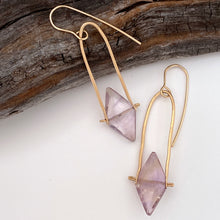 Load image into Gallery viewer, Yetta Earrings with Amethyst
